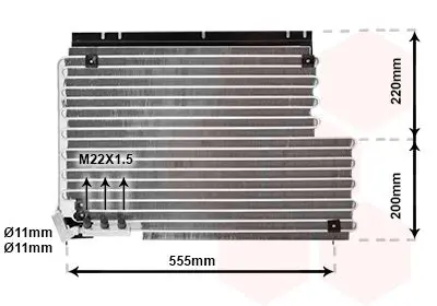 Handler.Part Condenser, air conditioning VAN WEZEL 59005078 1