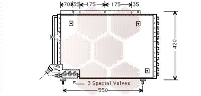 Handler.Part Condenser, air conditioning VAN WEZEL 59005082 1