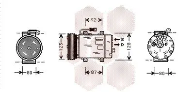 Handler.Part Compressor, air conditioning VAN WEZEL 5900K029 1