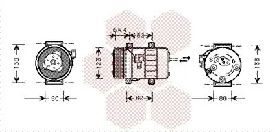 Handler.Part Compressor, air conditioning VAN WEZEL 5900K113 1