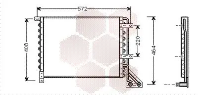 Handler.Part Condenser, air conditioning VAN WEZEL 73005063 1