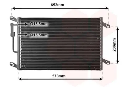 Handler.Part Condenser, air conditioning VAN WEZEL 73005080 1