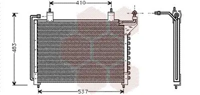 Handler.Part Condenser, air conditioning VAN WEZEL 77005020 1