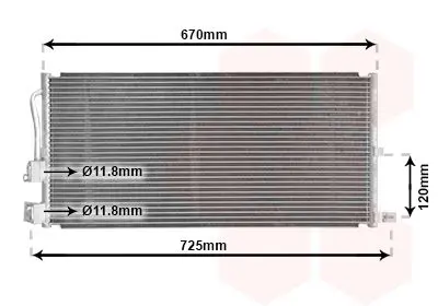 Handler.Part Condenser, air conditioning VAN WEZEL 77005043 1