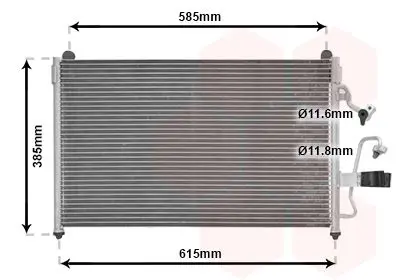 Handler.Part Condenser, air conditioning VAN WEZEL 81005013 1