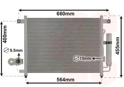 Handler.Part Condenser, air conditioning VAN WEZEL 81005061 1