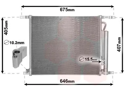 Handler.Part Condenser, air conditioning VAN WEZEL 81005139 1