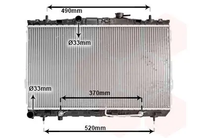 Handler.Part Radiator, engine cooling VAN WEZEL 82002105 1