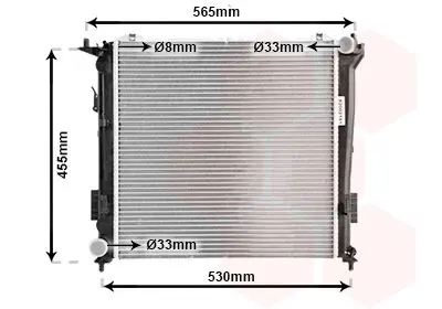 Handler.Part Radiator, engine cooling VAN WEZEL 82002181 1