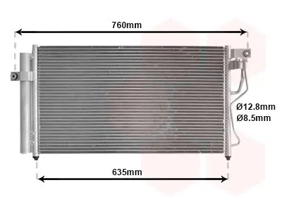 Handler.Part Condenser, air conditioning VAN WEZEL 82005178 1