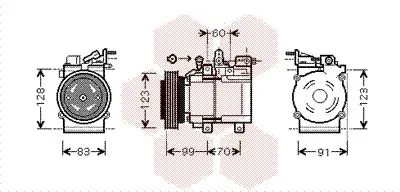 Handler.Part Compressor, air conditioning VAN WEZEL 8200K138 1