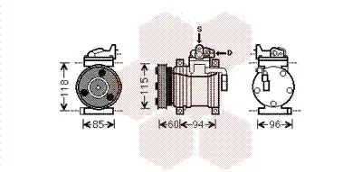 Handler.Part Compressor, air conditioning VAN WEZEL 8200K217 1