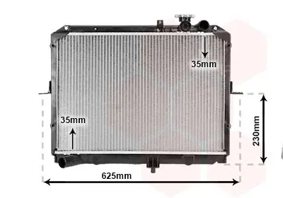 Handler.Part Radiator, engine cooling VAN WEZEL 83002033 1