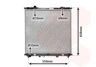 Handler.Part Radiator, engine cooling VAN WEZEL 83002057 1