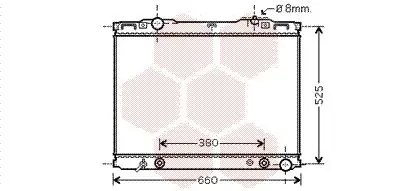 Handler.Part Radiator, engine cooling VAN WEZEL 83002139 1