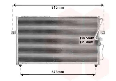 Handler.Part Condenser, air conditioning VAN WEZEL 83005014 1