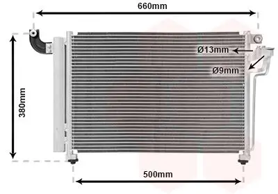 Handler.Part Condenser, air conditioning VAN WEZEL 83005082 1