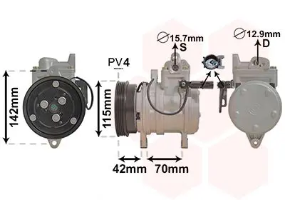 Handler.Part Compressor, air conditioning VAN WEZEL 8300K121 1