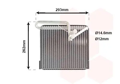 Handler.Part Evaporator, air conditioning VAN WEZEL 3700V372 1