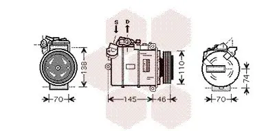 Handler.Part Compressor, air conditioning VAN WEZEL 0600K318 1