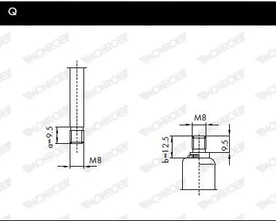 Handler.Part Gas spring, boot-/cargo area MONROE ML5523 4