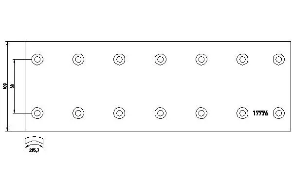 Handler.Part Brake lining kit, drum brake TEXTAR 1740805 2