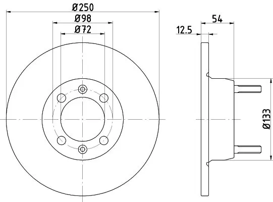 Handler.Part Brake disc TEXTAR 92013500 1