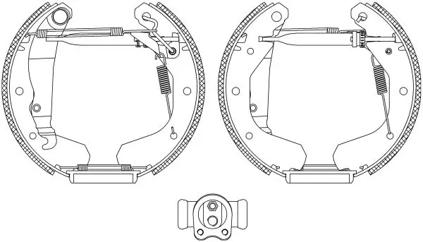 Handler.Part Brake shoe set TEXTAR 84033102 1