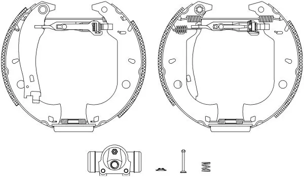 Handler.Part Brake shoe set TEXTAR 84037003 1