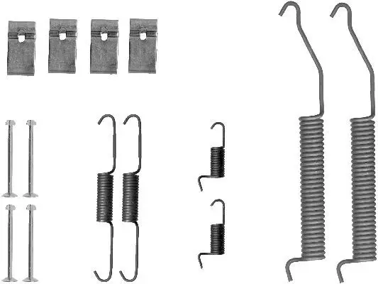 Handler.Part Accessory kit, brake shoes TEXTAR 97016300 1