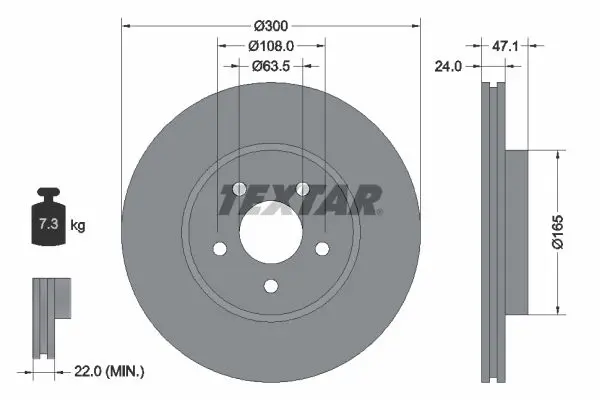 Handler.Part Slave cylinder, clutch TEXTAR 52005900 1