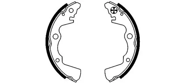 Handler.Part Brake shoe set TEXTAR 91040900 1