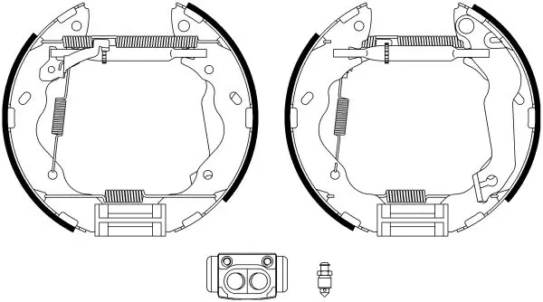 Handler.Part Brake shoe set TEXTAR 84059500 1