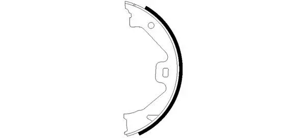 Handler.Part Brake shoe set, parking brake TEXTAR 91060300 1