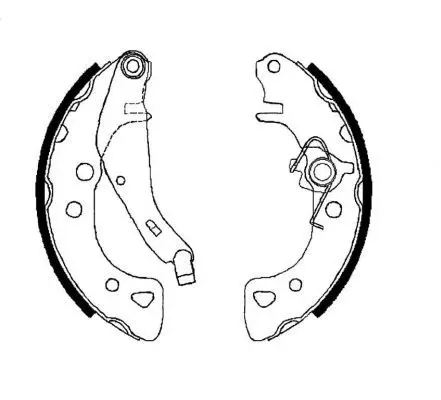 Handler.Part Brake shoe set TEXTAR 91038000 1