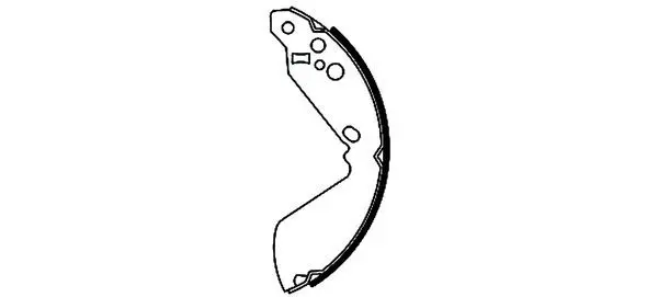 Handler.Part Brake shoe set TEXTAR 91052100 1