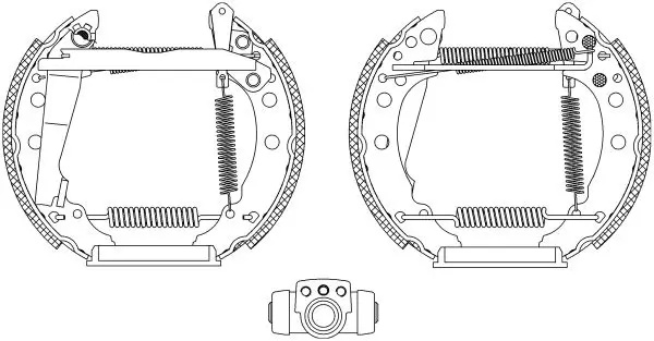 Handler.Part Brake shoe set TEXTAR 84018201 1