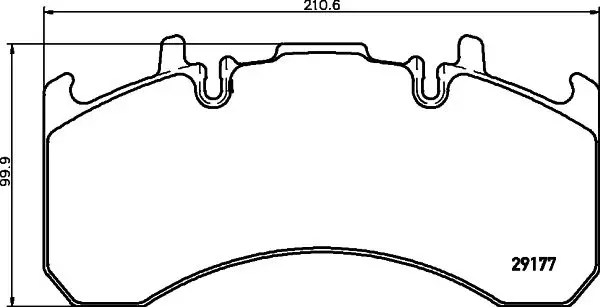 Handler.Part Brake pad set, disc brake TEXTAR 2917701 1