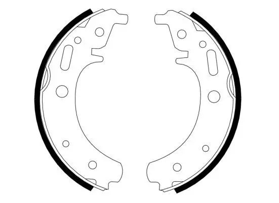 Handler.Part Brake shoe set TEXTAR 91042900 1