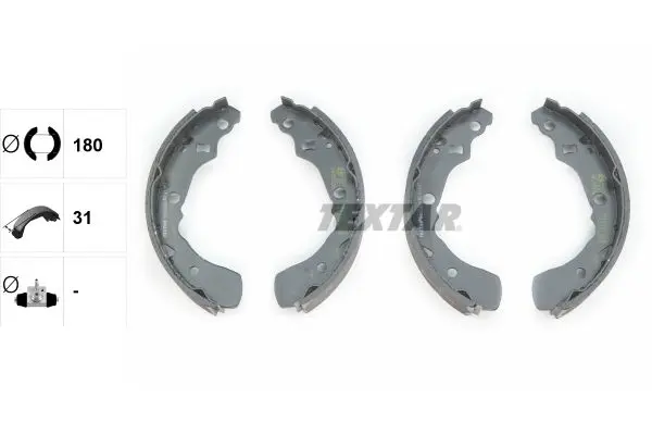 Handler.Part Brake shoe set TEXTAR 91065600 2