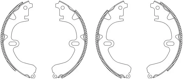 Handler.Part Brake shoe set TEXTAR 83032501 1