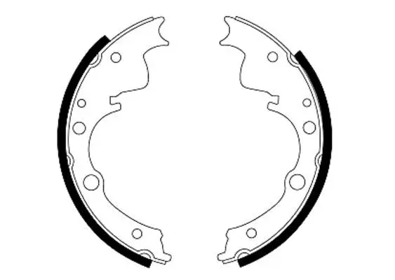 Handler.Part Brake shoe set TEXTAR 91033600 1