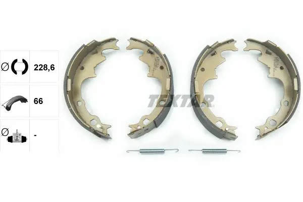 Handler.Part Brake shoe set TEXTAR 91056500 2