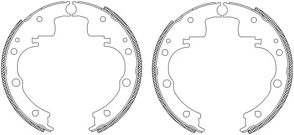 Handler.Part Brake shoe set TEXTAR 83033600 1