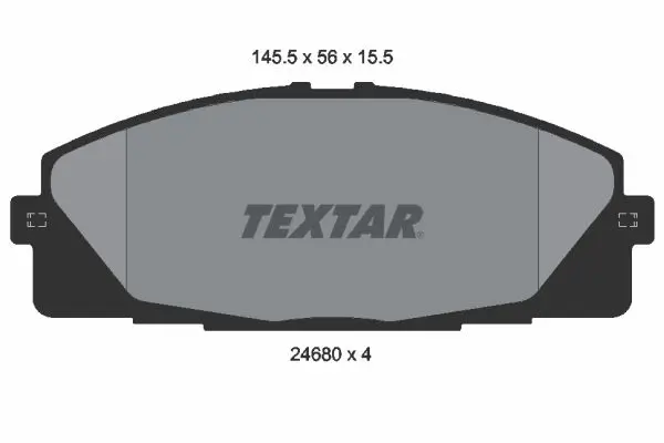 Handler.Part Brake pad set, disc brake TEXTAR 2468001 1