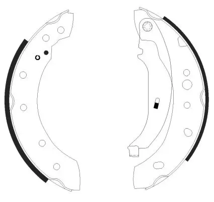 Handler.Part Brake shoe set TEXTAR 83061800 1