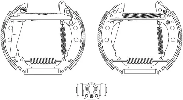 Handler.Part Brake shoe set TEXTAR 84018202 1