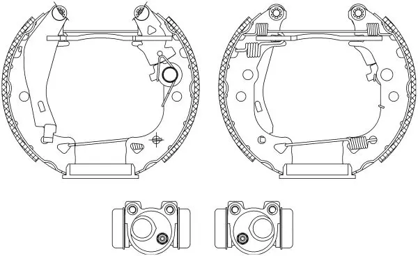 Handler.Part Brake shoe set TEXTAR 84038002 1