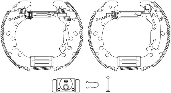 Handler.Part Brake shoe set TEXTAR 84065300 1