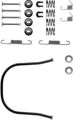 Handler.Part Accessory kit, brake shoes TEXTAR 97003200 1